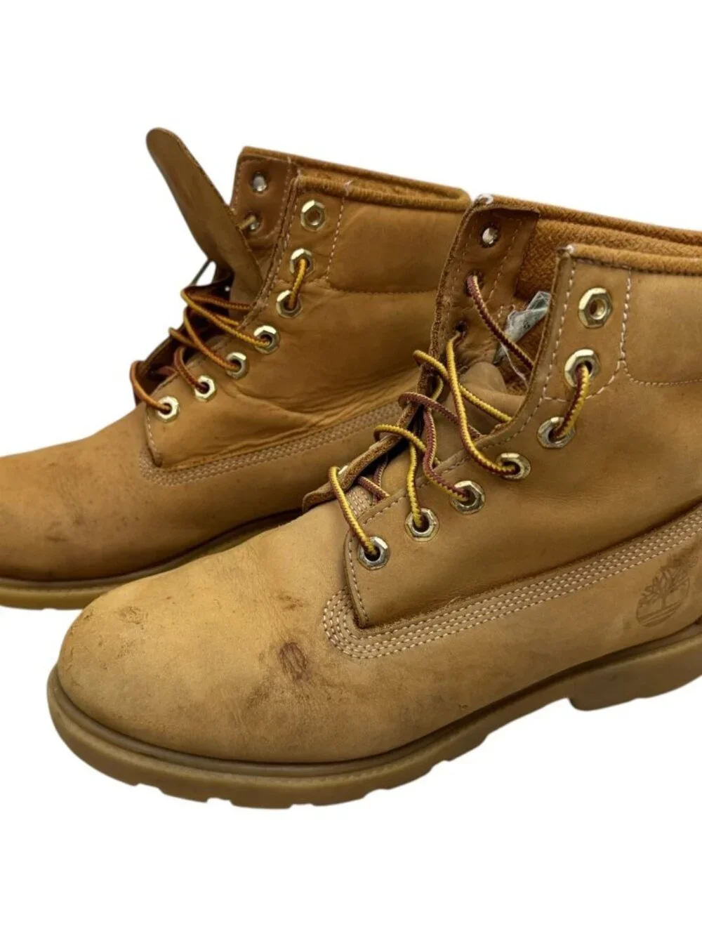 TIMBERLAND Boots Classic Leather Streetwear Worn-in Ankle Winter Mens 8 US